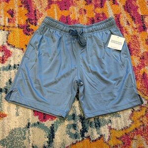 Kids Blue Drawstring Shorts